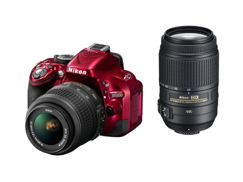 Nikon デジタル一眼レフカメラ D5200 ダブルズームキット AF-S DX NIKKOR 18-55mm f/3.5-5.6G VR/ AF-S DX NIKKOR 55-300mm f/4.5-5.6G ED VR ブ i8my1cf
