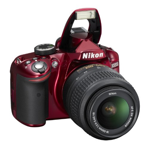 D3200RDLK｜Nikon デジタル一眼レフカメラ D3200 レンズキット AF-S DX NIKKOR 18-55mm f/3.5-5.6G  VR付属 レッド D3200LKRD｜中古品｜修理販売｜サンクス電機