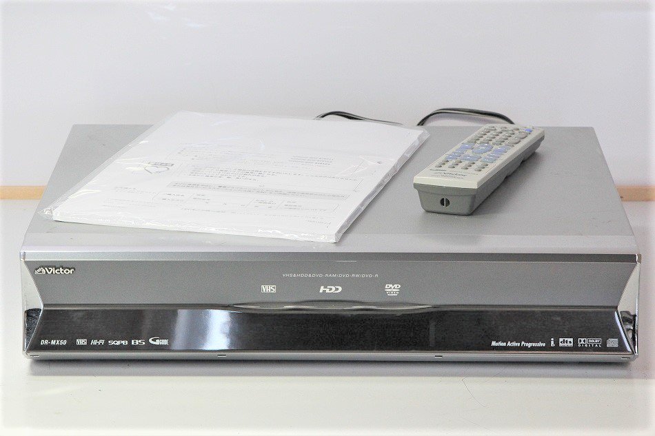 ビクター DR-MX5 完動品 VHS&HDD&DVDビデオレコーダー - DVDプレーヤー