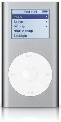 Apple iPod mini Silver 6GB w/USB [M9801J/A]ʡ