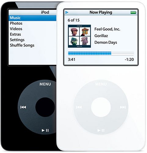 iPod classic 第5世代 30GBからSD256GBに白 ホワイト - ポータブル