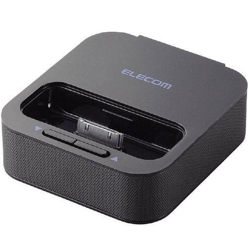 ASP-P102BK｜ELECOM iPod Dock型スピーカー/4th nano対応/充電