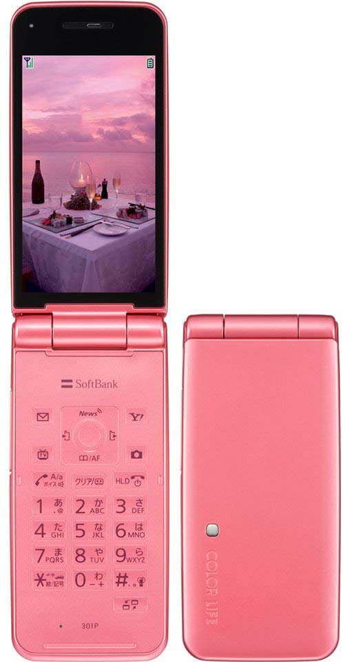 301P｜PANASONIC SoftBank COLOR LIFE 4 WATERPROOF 301P  PINK【チェリーピンク】｜中古品｜修理販売｜サンクス電機