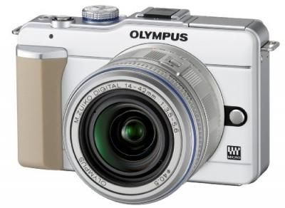 OLYMPUS ߥ顼쥹 PEN E-PL1󥺥å ۥ磻 E-PL1 LKIT WHTʡ