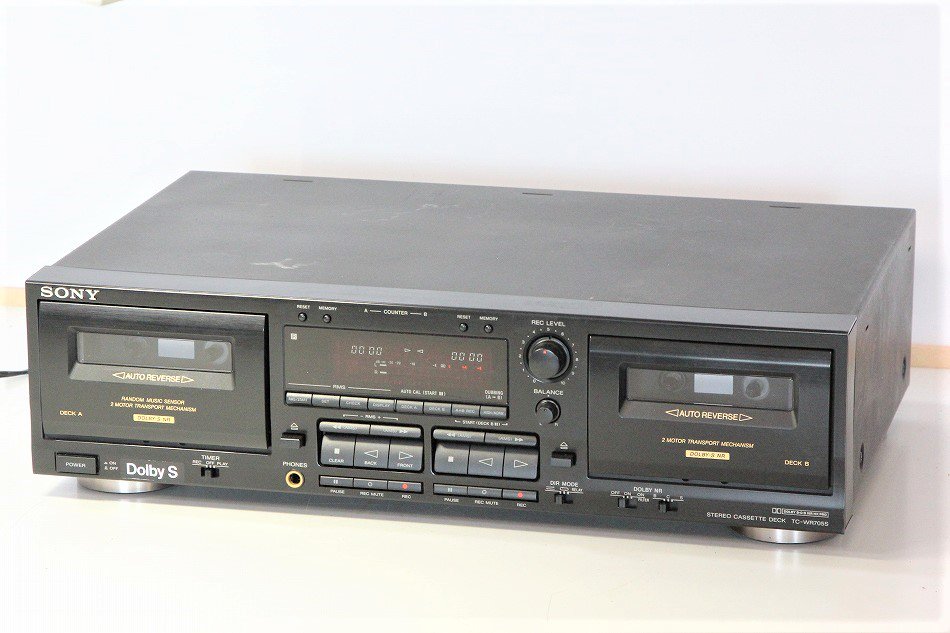 ソニー カセットデッキ TC-WR705S 整備動作品 B オーディオ機器 購入 