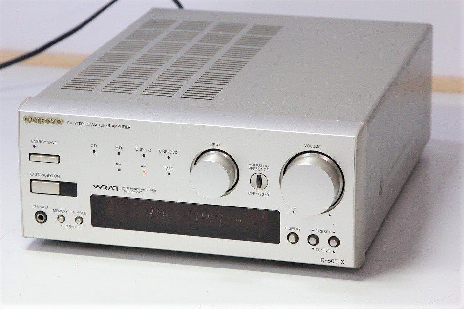 SONKYO オンキョー R-805TX(S) FM/AMステレオチューナーアンプ｜中古品｜修理販売｜サンクス電機