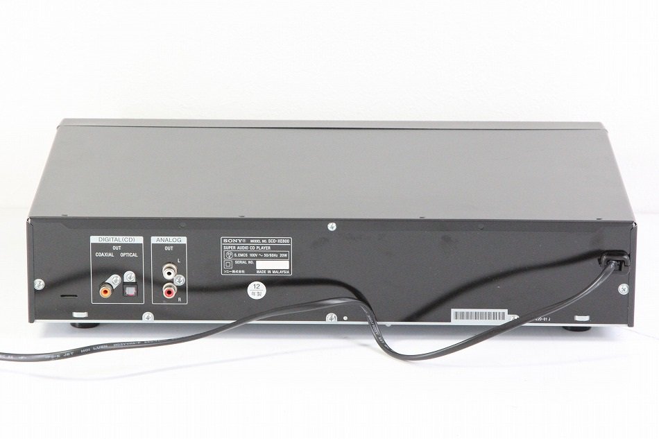 SCD-XE800｜SONY スーパーオーディオCD/CDプレーヤー SCD-XE800【中古品】｜中古品｜修理販売｜サンクス電機