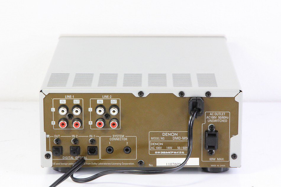Denon Fシリーズ MDレコーダー シルバー DMD-F101S - 映像機器