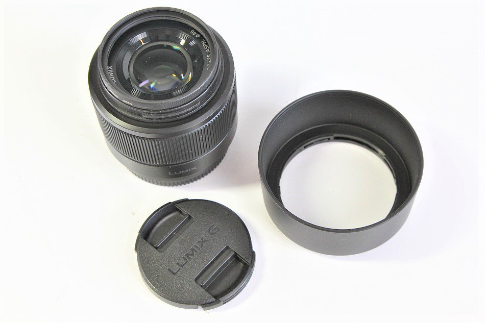 H-H025-K｜パナソニック 単焦点レンズ マイクロフォーサーズ用 ルミックス G 25mm/ F1.7 ASPH. ブラック H-H025