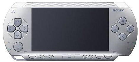 PSP「プレイステーション・ポータブル」 シルバー (PSP-1000SV) 【メーカー生産終了】【中古品】