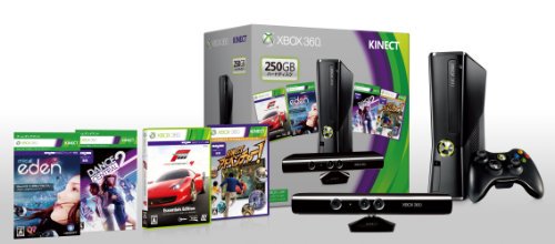 Xbox 360｜Xbox 360 250GB + Kinect プレミアムセット【メーカー生産