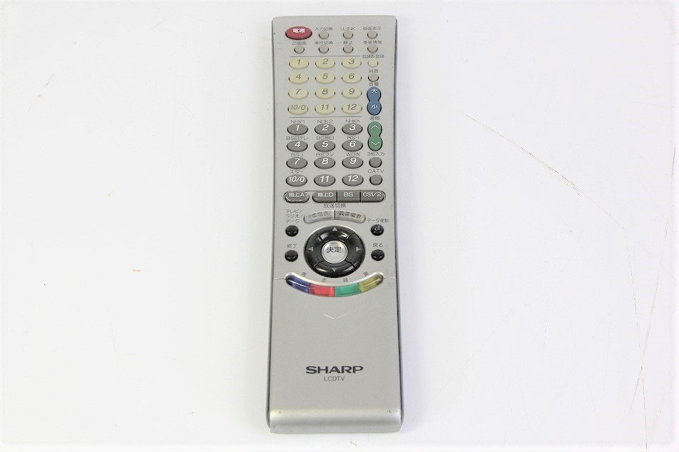 3837) シャープ AQUOS テレビリモコン GA511WJSA 通販