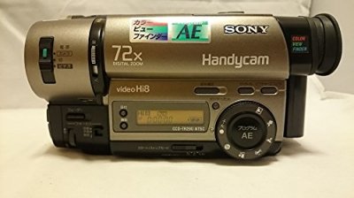 ソニー CCD-TR290PK 8mmビデオカメラ(8mmビデオ再生機) VideoHi8 / Video8 ナイトショット【中古品】