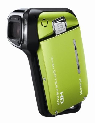 SANYO ハイビジョン 防水デジタルムービーカメラ Xacti (ザクティ) DMX-CA9 グリーン DMX-CA9(G)【中古品】