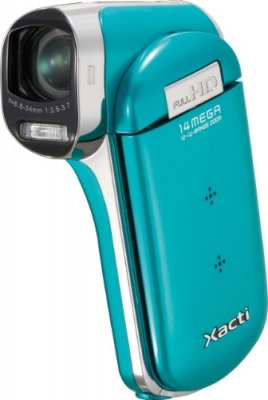SANYO デジタルムービーカメラ Xacti CG100 ブルー DMX-CG100(L)【中古品】
