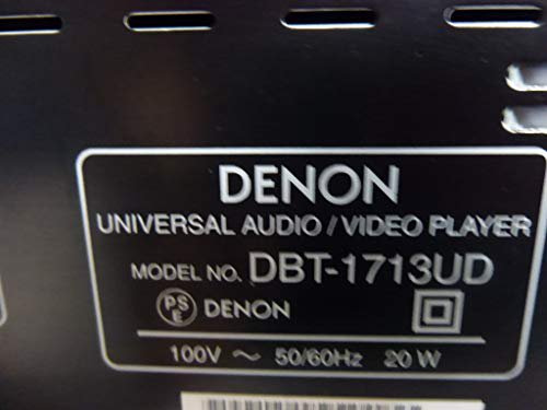 DBT-1713UDK｜DENON ユニバーサルブルーレイディスクプレーヤー ネットワーク/ハイレゾ音源対応 ブラック DBT-1713UD-K【中古品 】｜中古品｜修理販売｜サンクス電機