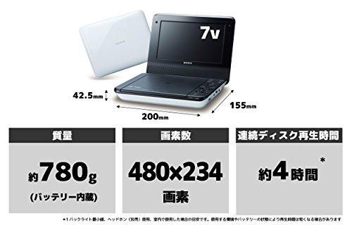 DVP-FX780W｜ソニー SONY 7V型 ポータブルDVDプレーヤー ホワイト DVP