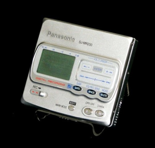 Panasonic パナソニック SJ-MR230-A ブルー ポータブルMDレコーダー 