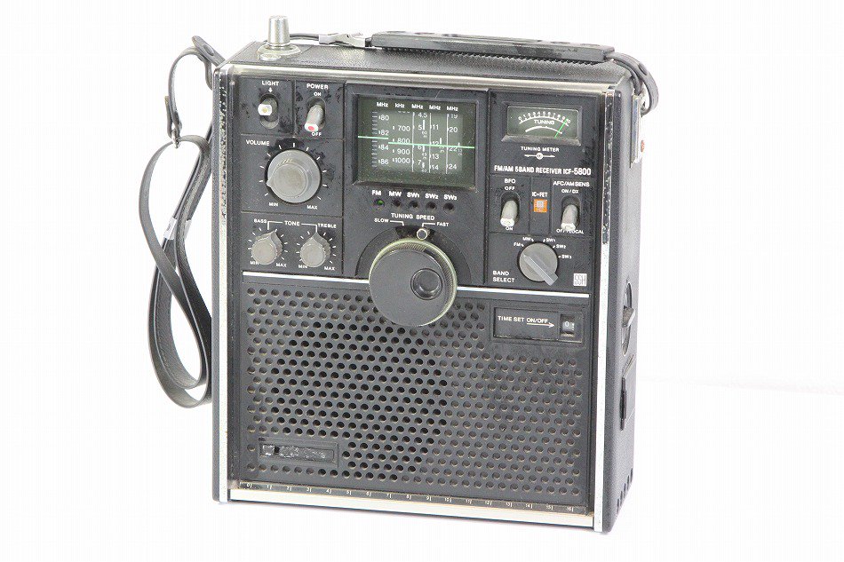 SONY ソニー icf-5800 スカイセンサー ラジオ 【ACアダプター付】