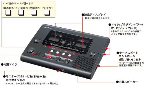 TCS-8000M｜SONY テレコ TCS-8000M ダブルカセット ダビング簡単【中古品】｜中古品｜修理販売｜サンクス電機