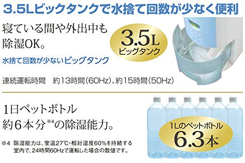 CD-P6315(W)｜コロナ 衣類乾燥除湿機 除湿量6.3L(木造7畳・鉄筋14畳まで) 10年交換不要フィルター搭載 ホワイト CD-P6315 (W)【中古品】｜中古品｜修理販売｜サンクス電機