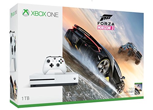 234-00120｜Xbox One S 1TB Ultra HDブルーレイ対応プレイヤー Forza Horizon 3 同梱版  (234-00120)【中古品】｜中古品｜修理販売｜サンクス電機