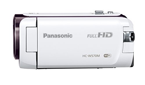 パナソニック HD ビデオカメラ  90倍ズーム ピンク HC-W570M