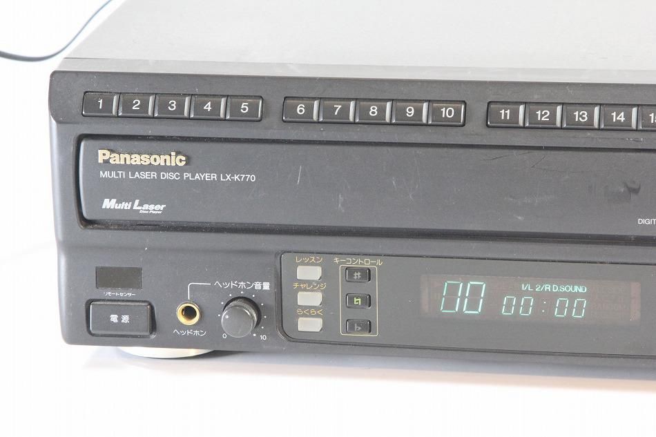 Panasonicマルチレーザーディスクプレイヤー LX-K570-