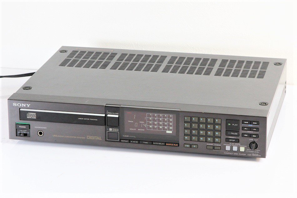 CDP-502ES｜SONY ESシリーズ CDプレーヤー 1984年製 ｜中古品｜修理販売｜サンクス電機