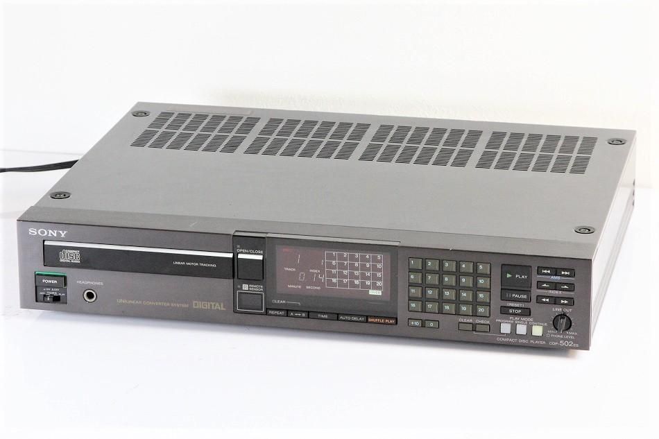 CDP-502ES｜SONY ESシリーズ CDプレーヤー 1984年製 ｜中古品｜修理