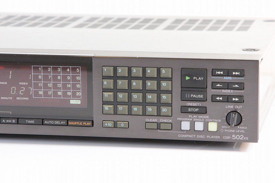 CDP-502ES｜SONY ESシリーズ CDプレーヤー 1984年製 ｜中古品｜修理販売｜サンクス電機