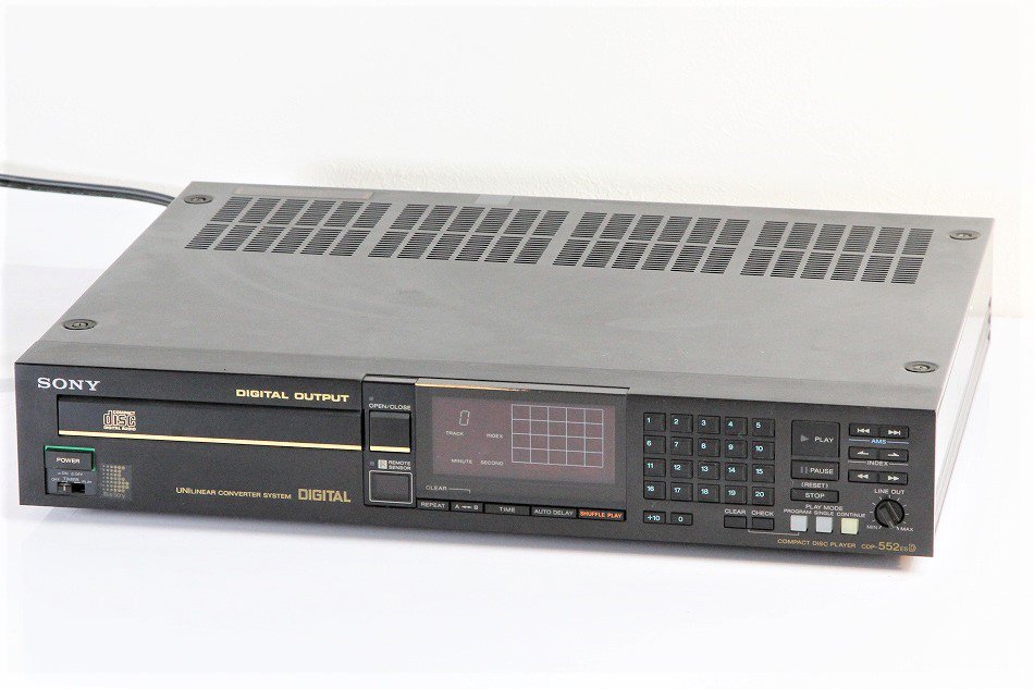 CDP-552ESD｜SONY ESシリーズ CDプレーヤー 1985年製 ｜中古品｜修理