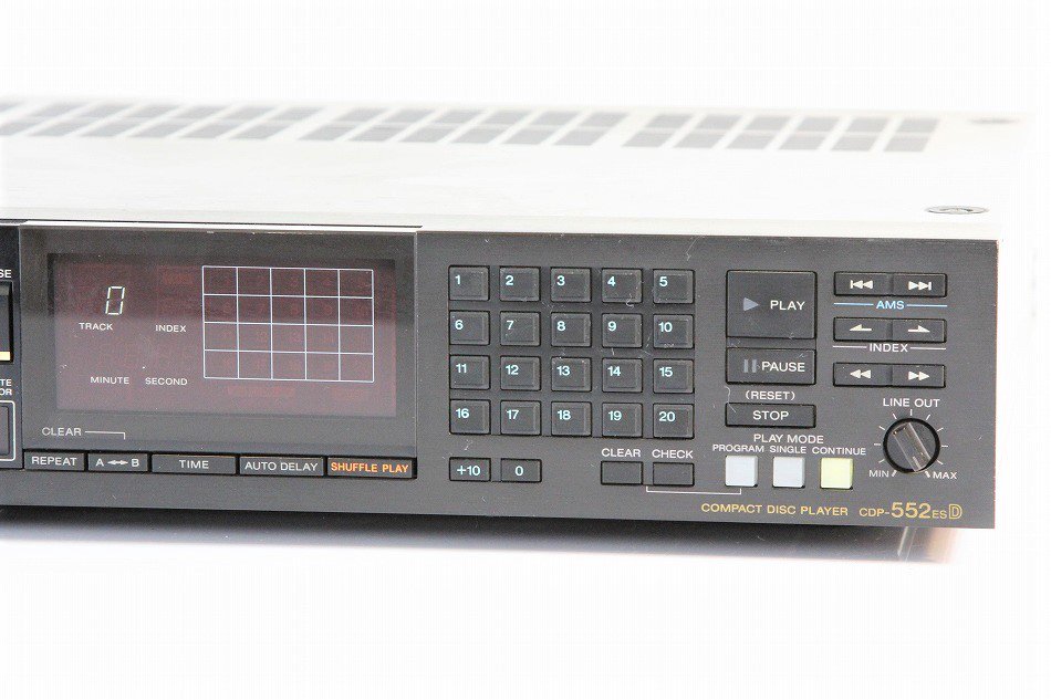 CDP-552ESD｜SONY ESシリーズ CDプレーヤー 1985年製 ｜中古品｜修理販売｜サンクス電機