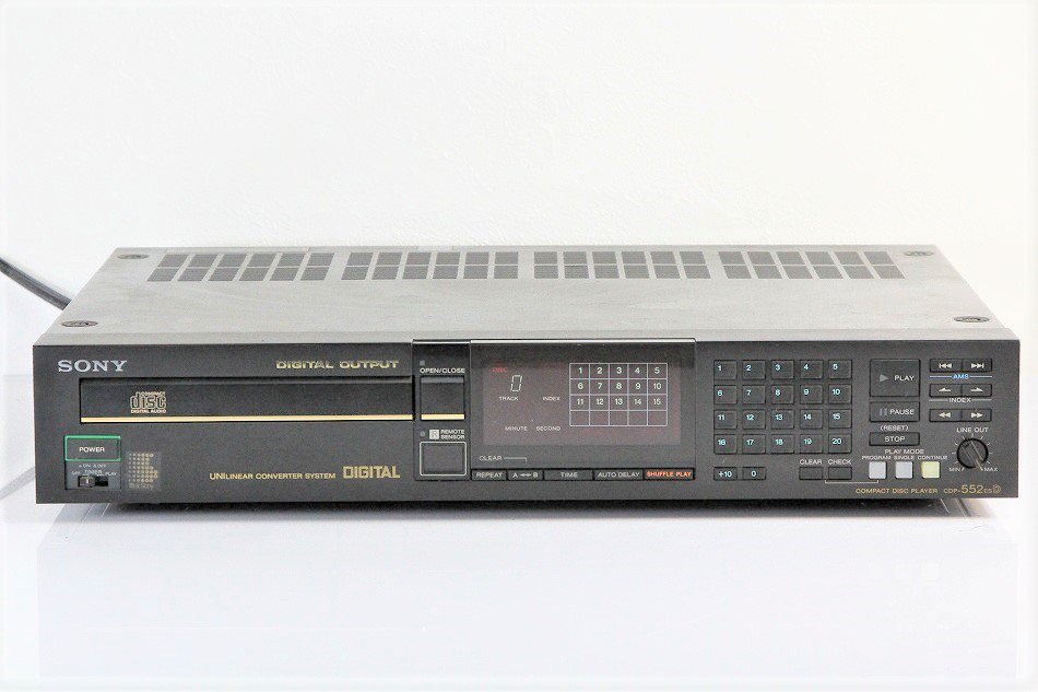CDP-552ESD｜SONY ESシリーズ CDプレーヤー 1985年製 ｜中古品｜修理 ...