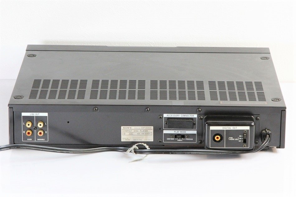 CDP-552ESD｜SONY ESシリーズ CDプレーヤー 1985年製 ｜中古品｜修理販売｜サンクス電機