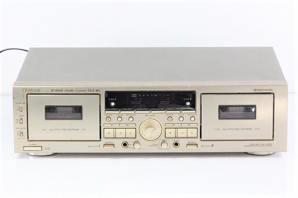 W-860R-N｜TEAC カセットデッキ ゴールド ｜中古品｜修理販売