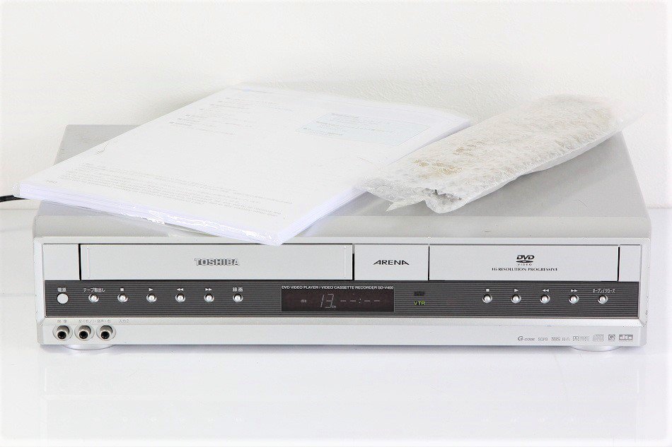 SD-V400｜TOSHIBA VHS一体型DVDプレーヤー ｜中古品｜修理販売｜サンクス電機