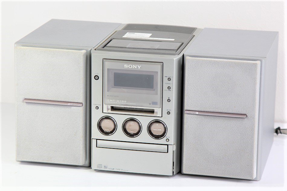 CMT-M100-H｜SONY ソニー CD/MD/カセット/AM/FMラジオコンポ
