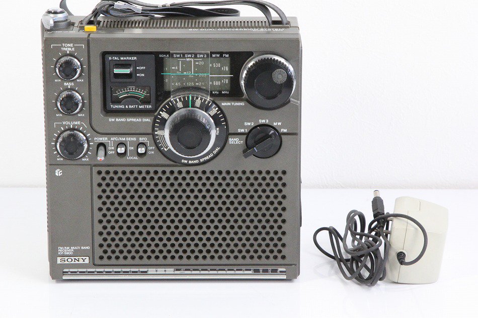 変更OK SONY スカイセンサーICF-5900 BCLラジオ - ラジオ