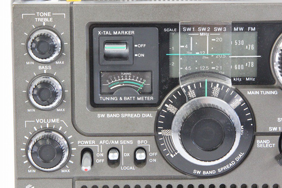 超人気高品質 SONY ソニー ICF-5800 スカイセンサー 5バンドマルチバンドレシーバー FM MW SW1 SW2 SW3 （FM 中波 短波 