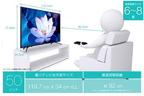 50F68E｜ハイセンス 50V型 4K対応液晶テレビ 50F68E -外付けHDD録画対応(裏番組録画)/メーカー3年保証  2019年モデル｜中古品｜修理販売｜サンクス電機