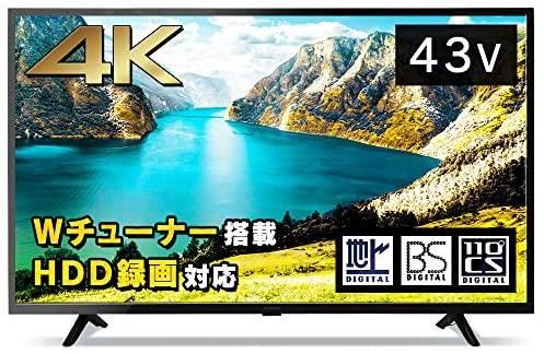 43UB10P｜アイリスオーヤマ 43型 4K対応 液晶 テレビ 43インチ ブラック 43UB10P｜中古品｜修理販売｜サンクス電機