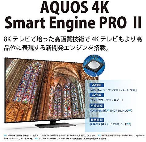 SHARP AQUOS 4K 液晶テレビ 40V型 4T-C40BJ1キャスト機能対応Ch
