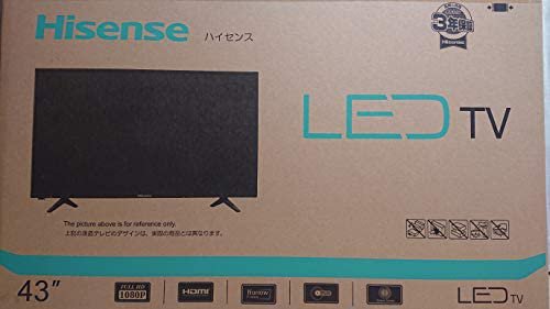 Hisense ハイセンス　43インチ　FULL HD  液晶テレビ　録画