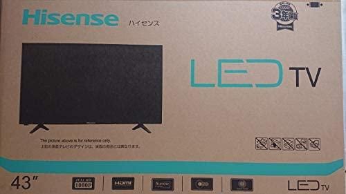 43A50｜ハイセンス Hisense 43V型 液晶 テレビ 43A50 フルハイビジョン 外付けHDD裏番組録画対応 メーカー3年保証  2018年モデル｜中古品｜修理販売｜サンクス電機