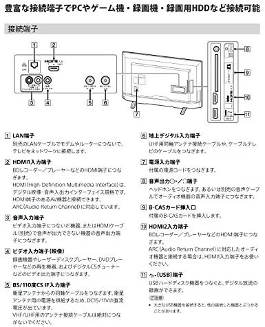 KJ-32W730E｜ソニー SONY 32V型 液晶 テレビ ブラビア KJ-32W730E フルハイビジョン 外付けHDD裏番組録画対応  2017年モデル｜中古品｜修理販売｜サンクス電機