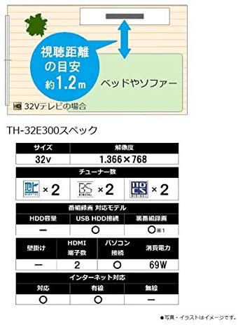 TH-32E300｜パナソニック 32V型 液晶テレビ ビエラ TH-32E300