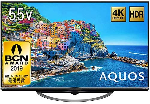 4T-C55AJ1｜シャープ SHARP 液晶 テレビ 4K Android TV HDR対応 回転式 