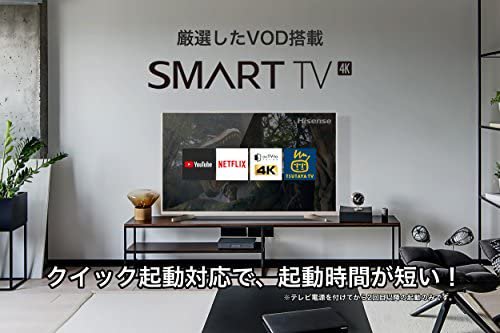 HJ50N5000｜ハイセンス Hisense 50V型 液晶 テレビ HJ50N5000 4K 外