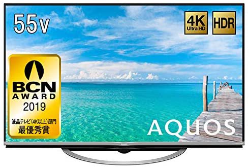 LC-55US5｜シャープ 55V型 液晶 テレビ AQUOS LC-55US5 4K 低反射「N-Blackパネル」搭載 Android TV  2017年モデル｜中古品｜修理販売｜サンクス電機